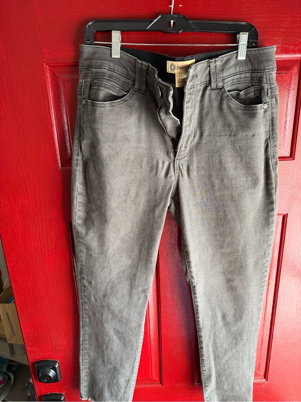 Democracy Jeans in Gray Wash